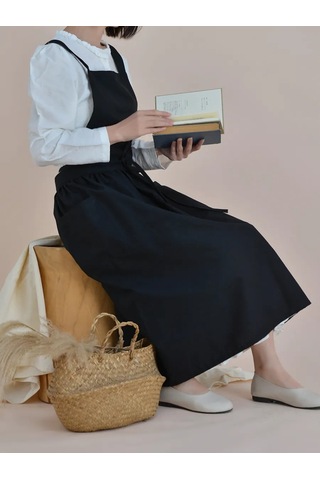 Uutnoe Mestecko Önlük Evrensel Siyah 100% Pamuk 455270951