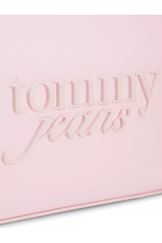 Kadın Logo Kabartmalı Ayarlanabilir Askılı Fermuarlı Pembe Omuz Çantası Aw0aw18449-top-13859 Pembe