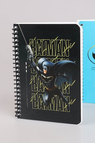 Dekomus İle Lisanslı Batman "tekli" Spırallı A6 80 Yaprak Bloknot