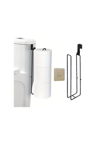 Homyl Tuvalet Kağıdı Tutucusu Banyo Organizasyonu Ofis Yurt Gümüş