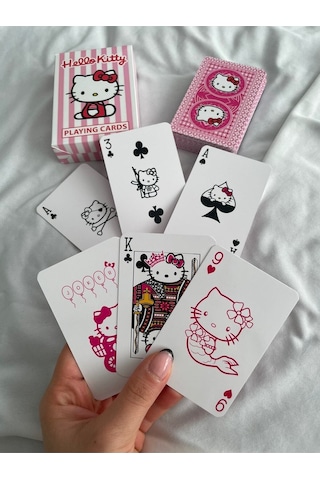 Anime Hello Kitty Iskambil Kartı - Poker Kartı