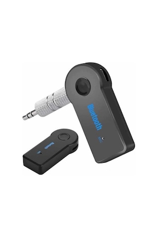 Hubrendy Tekno Tüm Cihazlara Uyumlu Bluetooth Aux Araç Kiti Siyah