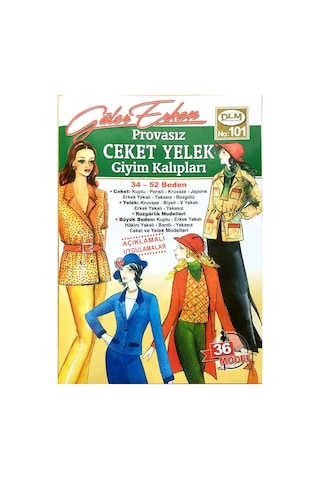 Güler Erkan Provasız Ceket Yelek Giyim Kalıpları