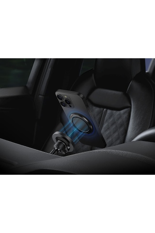 Gripfit Premium Serisi 360 Manyetik Telefon Tutucu Ve Standlı Kevlar Karbon Ve Alüminyum Yüzük A