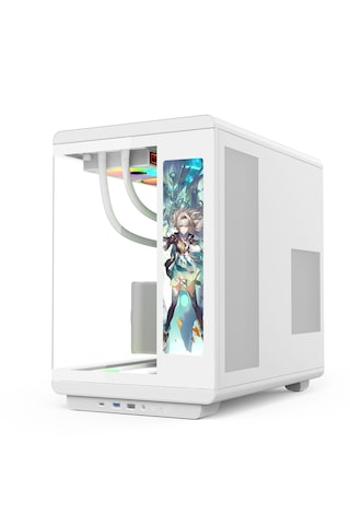 Gametech Vision Lcd 7 Argb Fanlı Beyaz Gaming Kasa