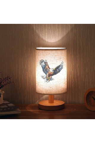 Willowhaven 24x10 Modern Yatak Başı Lambası - Zarif Kartal Tasarımı, Usb Güçlü, Oturma Odası Yatak Odası İçin Füme