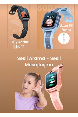 Harvox HX Kids 4G Pro Sim Kartlı Akıllı Çocuk Saati (İthalatçı Garantili)