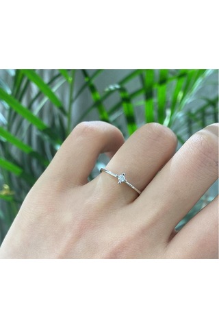 Ariş 0.05 Karat Pırlanta Tektaş Yüzük