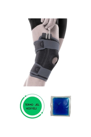 Patella Ve Ligament Destekli Dizlik - Menisküs Ağrıları Için - Fleksible Balenli Dizlik - Yaylı