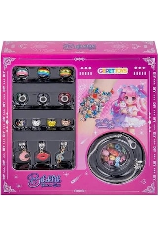 Gepettoys Kız Çocukları İçin Charmlı Bileklik Takı Tasarım Seti