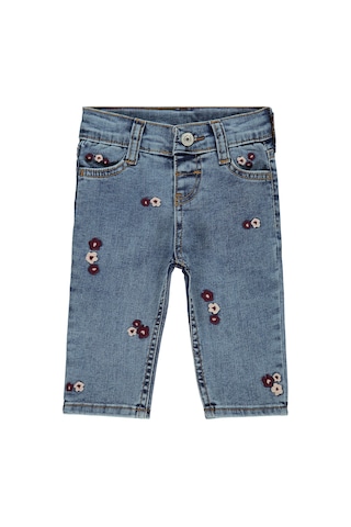 Civil Baby Kız Bebek Pantolon 6-18 Ay Orta Mavi Orta Mavi