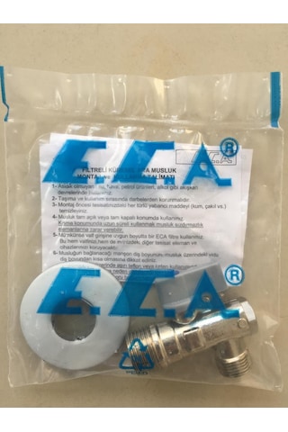 Eca 1/2" Filtreli Ara Musluk - 602111043 Gri