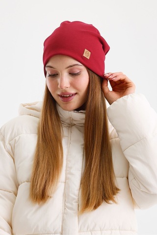 Butikgiz Termal %100 Pamuklu Soft 2 Stil 1 Arada Bere Premium Cuts Serisi Bordo