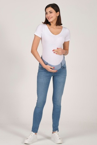 Busa Hamile Skinny Jeans Açık Mavi-açıkmavi