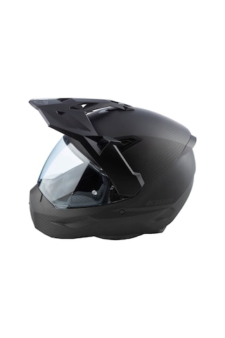 Klim X1 Alpha Mat Carbon Korumalı Adv Kask Mat Siyah