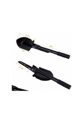 Zhltools Katlanabilir Outdoor Çantalı Pusulalı Kazma Kürek Set
