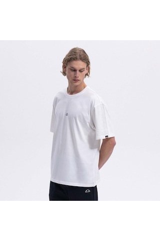Ellesse Em376-of Oversize Tee Erkek T-shirt - Kırık Beyaz Kırık Beyaz