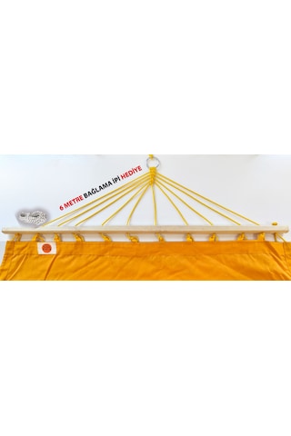 Relax İpek Hamak- Sarı Kumaş Hamak Sarı
