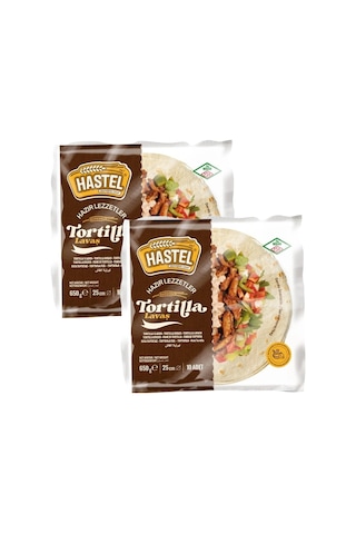 Hastel Tortilla Lavaş 2'li 10 x 650 G