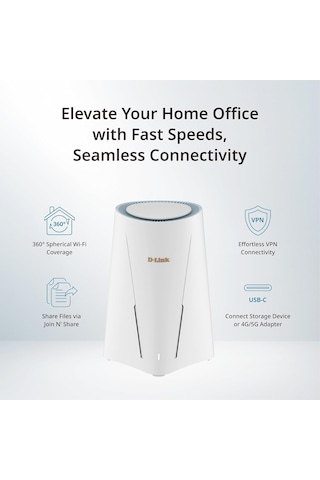 D-link Dbr-560 Kablosuz Ax6000 Wi-fi 6 Dual Band Vpn Soho Business Router