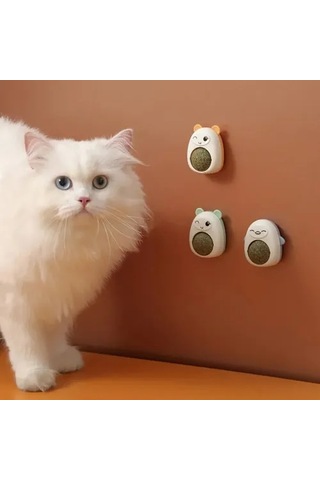 Ayıcıklı Kedi Otu Yalama Topu Açık Lila