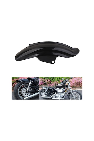 Arka Çamurluk Çamurluk Harley Sportster Bobber Chopper Cafe Racer Siyah