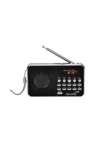 Xindoker "l-938 Taşınabilir Fm Radyo & Mp3 Çalar - Yüksek Ses Kalitesi, Usb/tf Kart Desteği, Kulaklık Çıkışı"