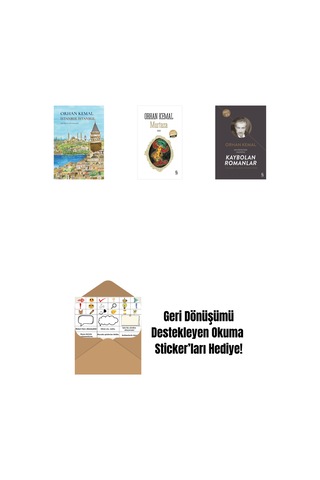 İstanbul İstanbul Ciltli + Murtaza Midi Boy + Kaybolan Romanlar + Okuma Sticker'ları