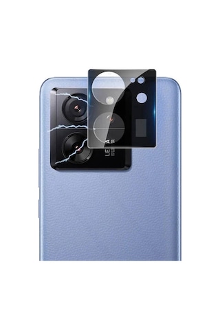 Kilifone - Xiaomi Mi 13t Pro Uyumlu - Kamera Lens Koruyucu 3d Kamera Camı - Şeffaf