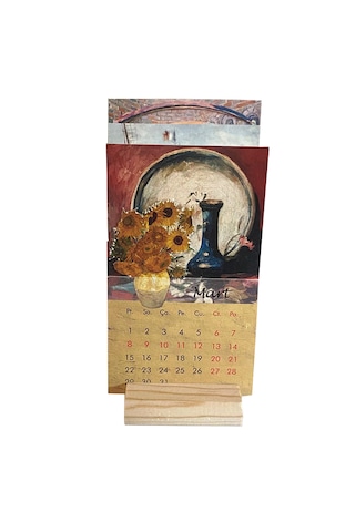 2027 Van Gogh Tabloları Takvimi Çok Renkli