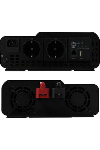 Mexxsun 12v Volt - 2000w Watt Ats Ups Şarjlı Tam Sinüs İnverter Ekranlı