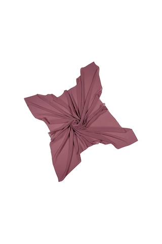 Mısırlı Eşarpları Tesettür Giyim Krep Kadın Eşarp 120x120 Cm - Mürdüm