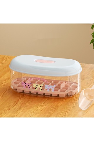 Jian Fan Tek Tıkla Buzızgara Kalıbıev Buzdolabıdepama Buzuz Kutusu-sarıı Sarı