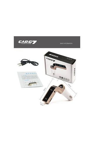 Car G7 Charger Bluetooth Araç Kiti Çakmaklık Sarjı Senalstore