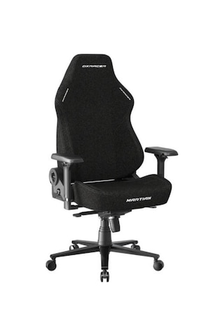 Dxracer Martıan Serisi Kumaş Oyun Koltuğu, 4d Kolçaklar, 4d Entegre Bel Desteği, 90 135 Sırt Yatma Deste Siyah