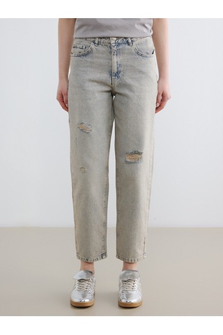 Lcw Jeans İndigo Boyfriend Kadın Jean Pantolon