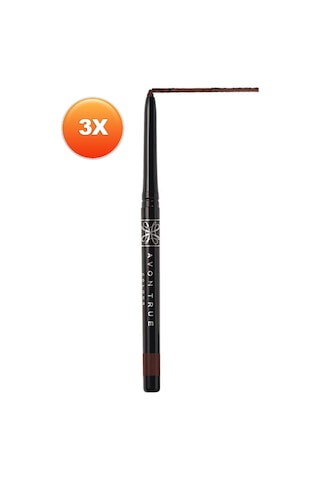 Avon Glimmersticks Açılıp Kapanabilen Göz Kalemi Cosmic Brown 3'lü