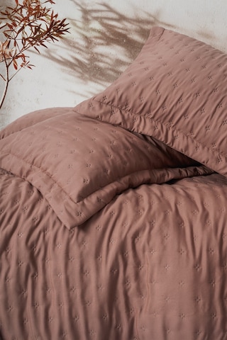Cotton Box Serra Çift Kişilik Yatak Örtüsü Niva Gül Kurusu Pembe