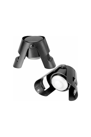 Konesam 2 Adet Paslanmaz Çelik Şampanya Muhafaza Korku, Vakum Kapaklı Şarap Prosecco Şişe Tıkacı, Aroma Ve Tazelik Koruyucu, Ev Bar Ve Mutfak Aksesuarı