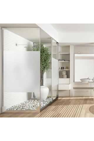 75 Cm X 1 Metre Cam Kumlama, Ofis, Duşakabin Ve Balkon Camı Kaplama Folyosu