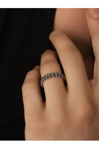 Serebranyj Dom 925 Gümüş Yüzük "kulaklık" Ortodoks 137778485 Gri