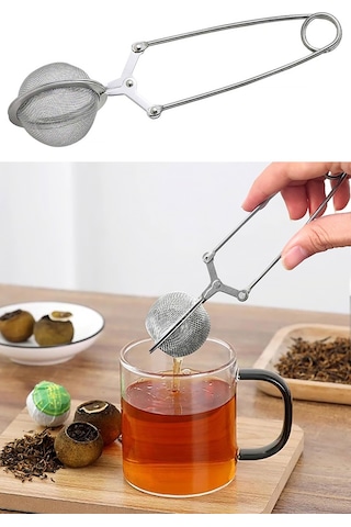 Modern Ve Şık Tasarımlı Bitki Çayı Sügeci İle Evde Ve Ofiste Pratik Çay Demleme Prati Kupa Demliği P Diğer