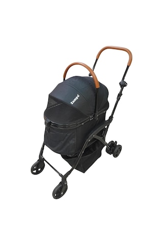 Zampa Orbit Kedi Ve Köpek Arabası Siyah 50x70x100 Cm