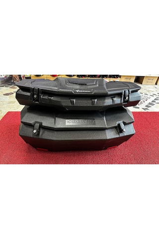Segway Uyumlu Anahtarlı Atv Cv 80 Ön & Cv 180 Arka Çanta Set Siyah