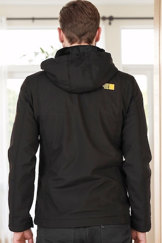M8648 Dewberry Erkek Softshell Mont-siyah-1 Siyah-1
