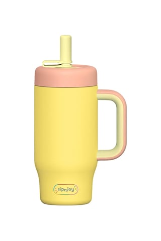 Sipnjoy - Handlehug Tumbler 550 Ml - Sarı