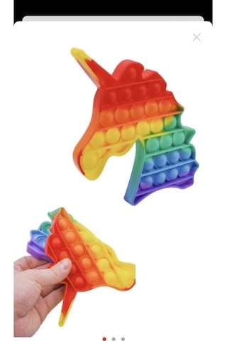 Pop It Push Buble Fidget Unicorn Popit Zihinsel Ve Duyusal Stres Oyuncağı