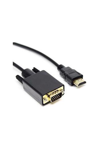 Dark HDMI to VGA 1.8M Aktif Dijital - Analog, Full HD,Tak Çalıştır Dönüştürücü Kablo (DK-HD-AHDMIXVGAL180)