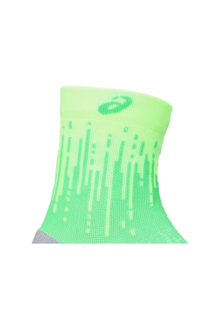 Asics Performance Run Sock Quarter Unisex Parrot Green/pure Silver 3013b349-300