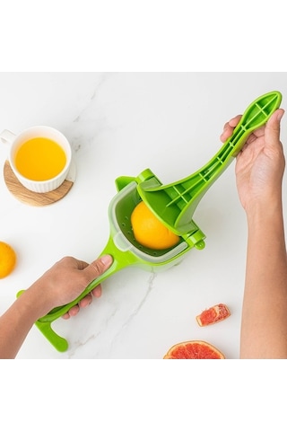 Wondernest Yeşil Taşınabilir Manuel Meyve Sıkacağı, Plastik Ev Lichen Zj Yeşil
